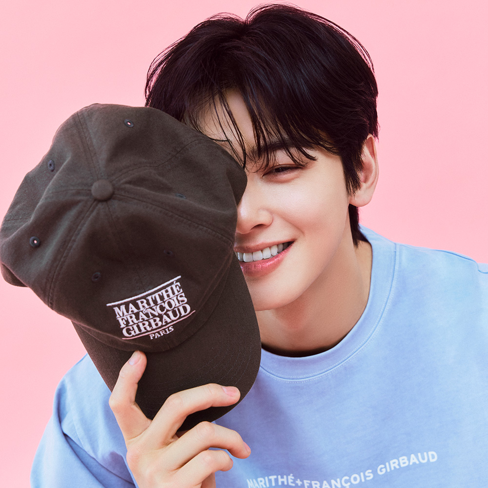 キャップ MARITHE CLASSIC LOGO 6PANEL COLOR BLOCK CAP 5BNY532 Marithe Classic Logo 6Panel Color Block Cap Beige (Preorder