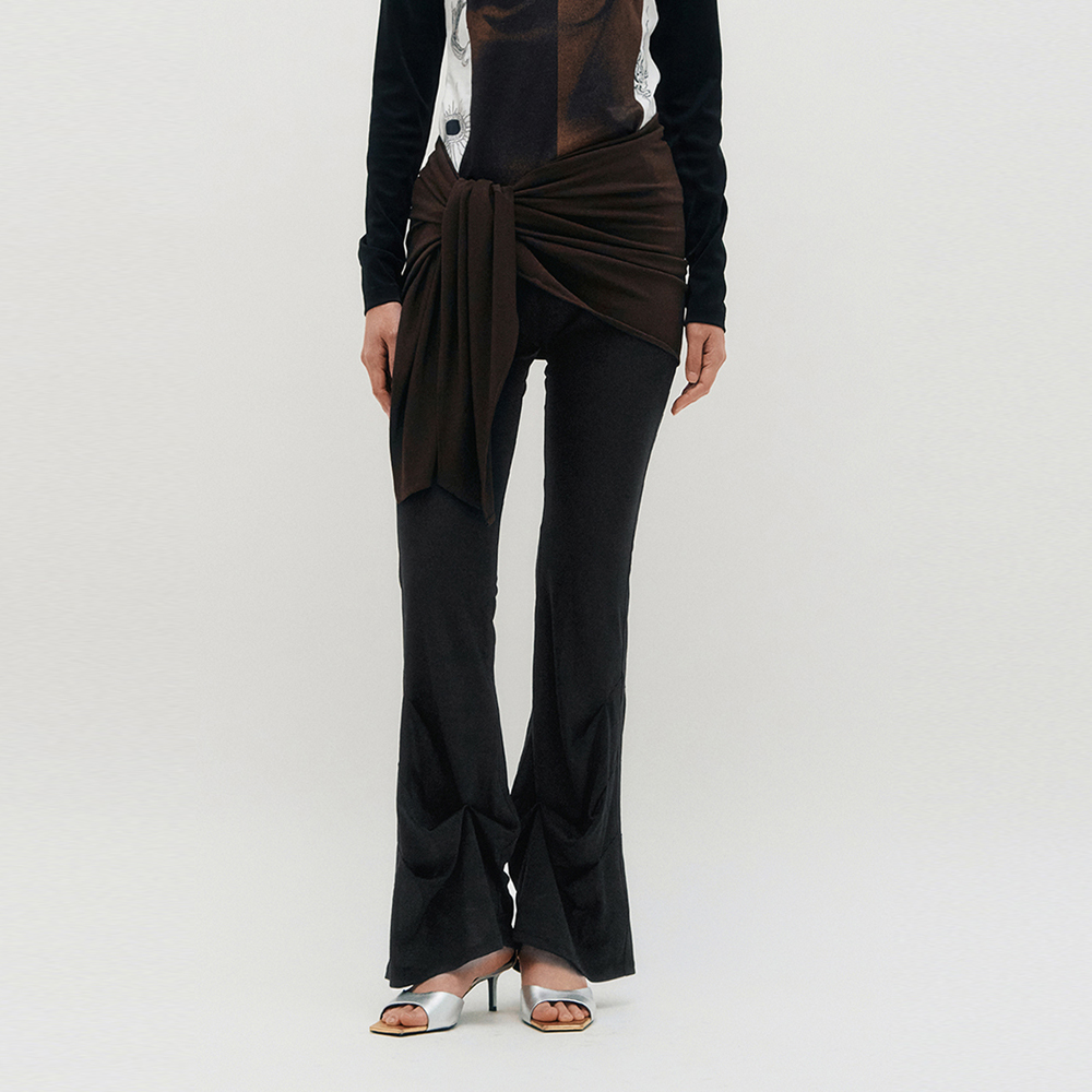 ◆2000Archives◆ AVA LAYERED SKIRTPANTS BLACK 2A25D2PT02BKOS AVA LAYERED SKIRT-PANTS (BLACK) - 감도 깊은 취향 셀렉트샵 29CM