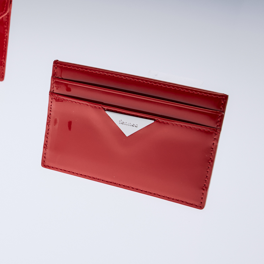 財布・小物その他 FENNEC TRIANGLE FLAP CARD HOLDER CHERRY RED TRIANGLE FLAP CARD HOLDER - CHERRY RED - Fennec