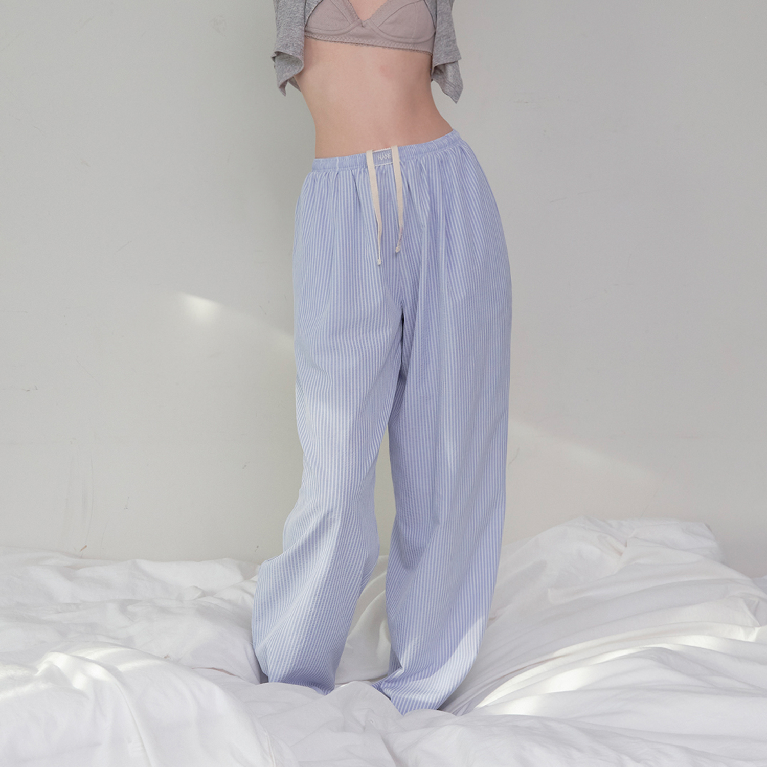 [NOTHING WRITTEN] Eden washing pants (White) ☆送料込☆ 4TH / Eden washing pants (White) - Nothing written