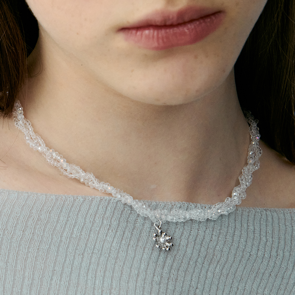 Glacier Berries Daisy Necklace_VH2534NE006M - 감도 깊은 취향
