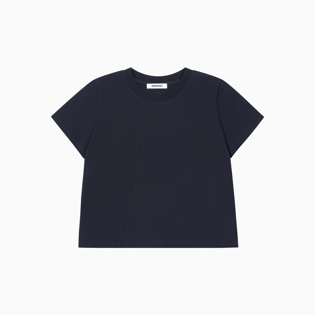 [OHESHIO] / ☆ 25SS DOT LABEL T-SHIRT / NAVY DOT LABEL T-SHIRT, NAVY - 감도 깊은 취향 셀렉트샵 29CM