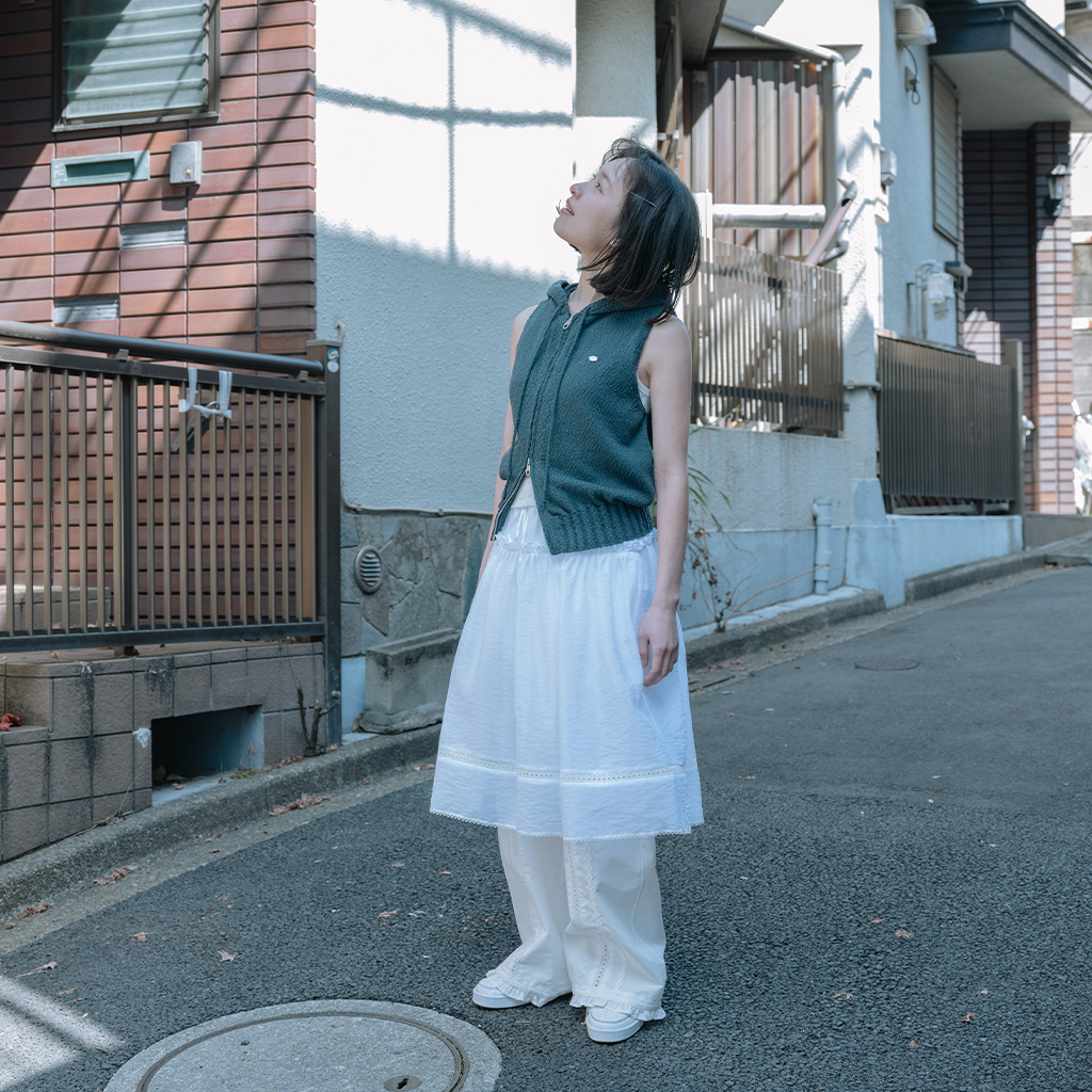OHESHIO オヘシオ　FRILL WIDE PANTS ホワイト 公式通販】OHESHIO(オヘシオ)｜人気レディース韓国ファッション