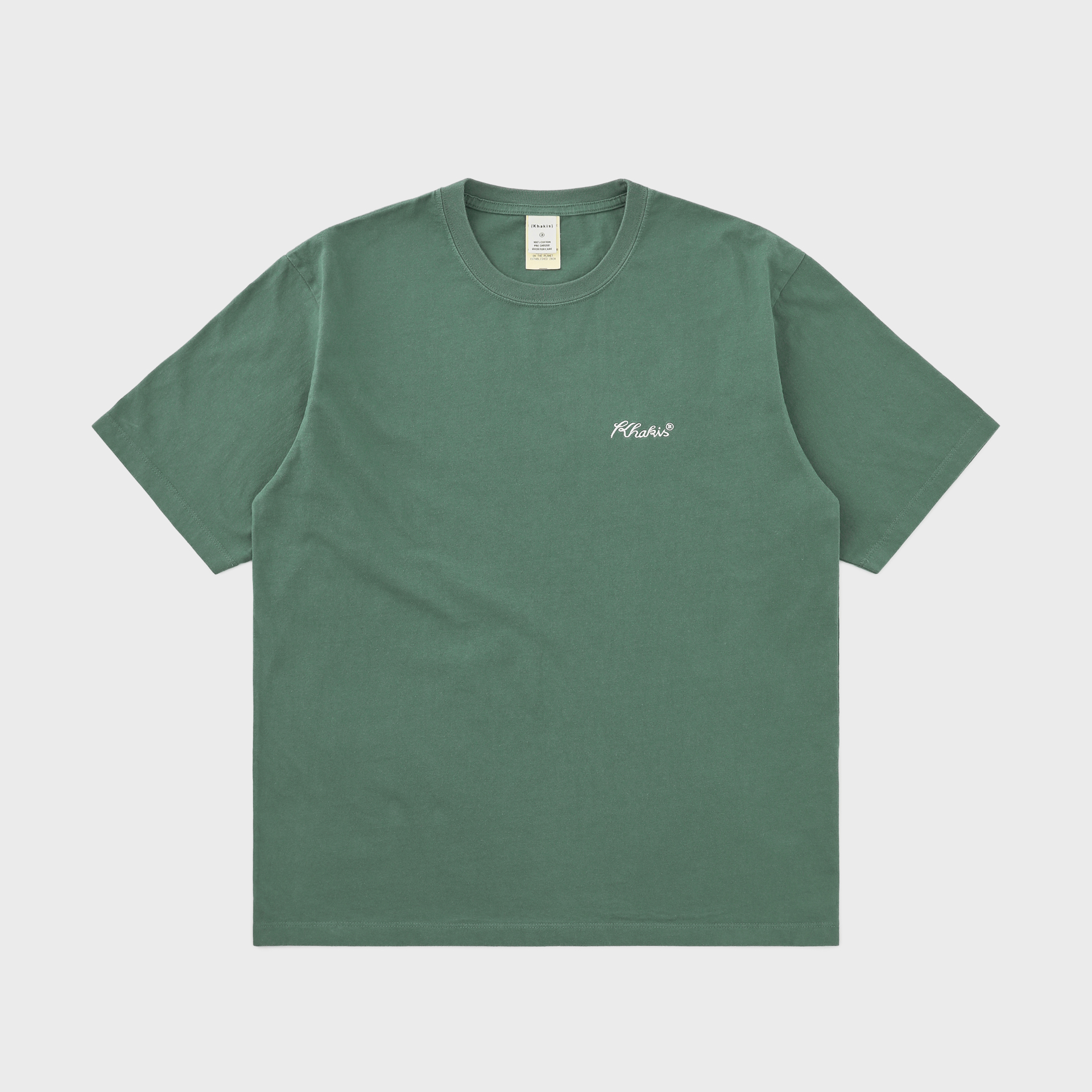 Mmlg] STITCH POCKET HF-T (SEAWEED GREEN) - 감도 깊은 취향