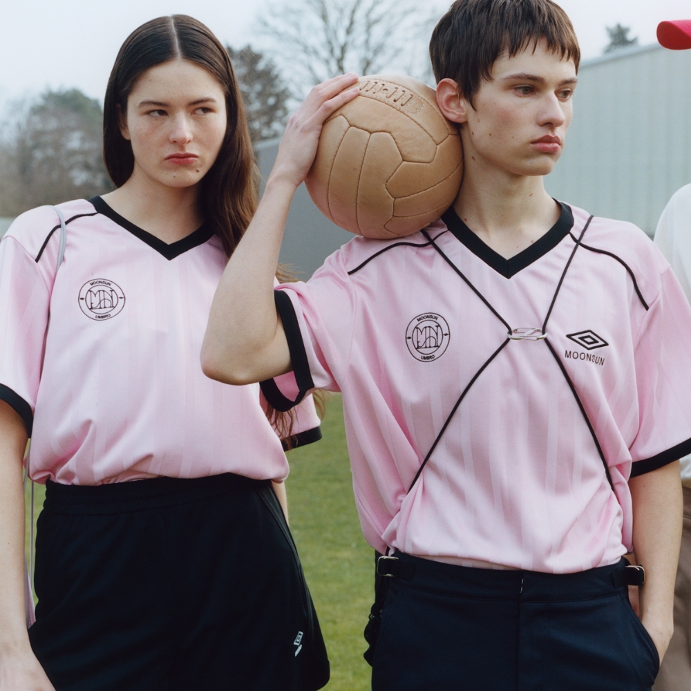 ★UMBRO★ UMBRO X MOONSUN GAME SHIRT PINK UQ221CRJ41 moonsun 문선