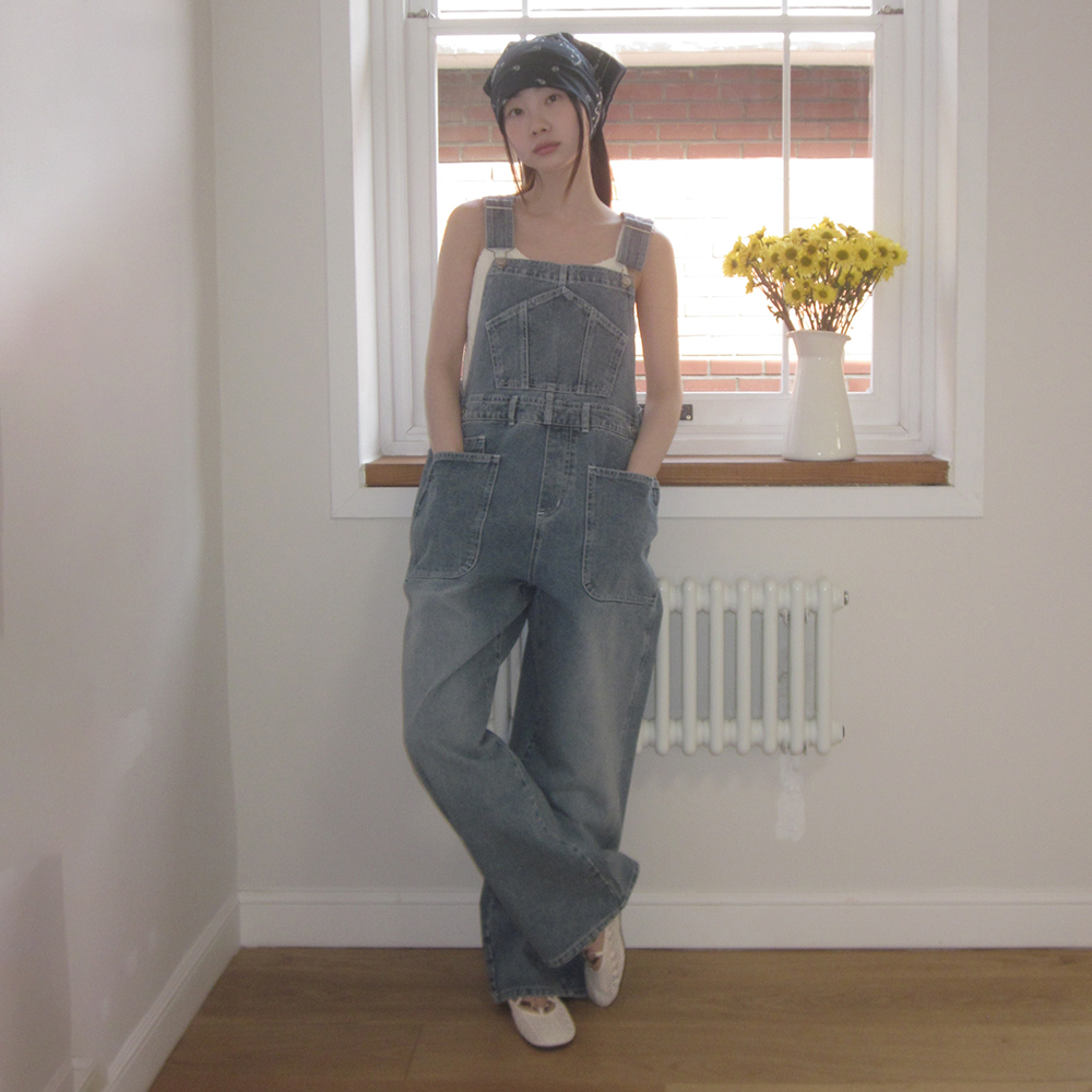 韓国商品/CELITAILS POCKET DENIM OVERALL POCKET DENIM OVERALL_BLUE - 감도 깊은 취향 셀렉트샵 29CM