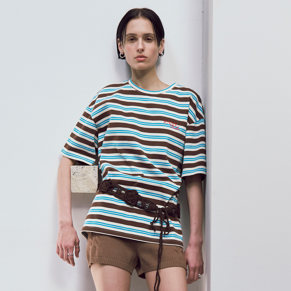 Sheriff Cut Out Tee Misty Blue - 감도 깊은 취향 셀렉트샵 29CM