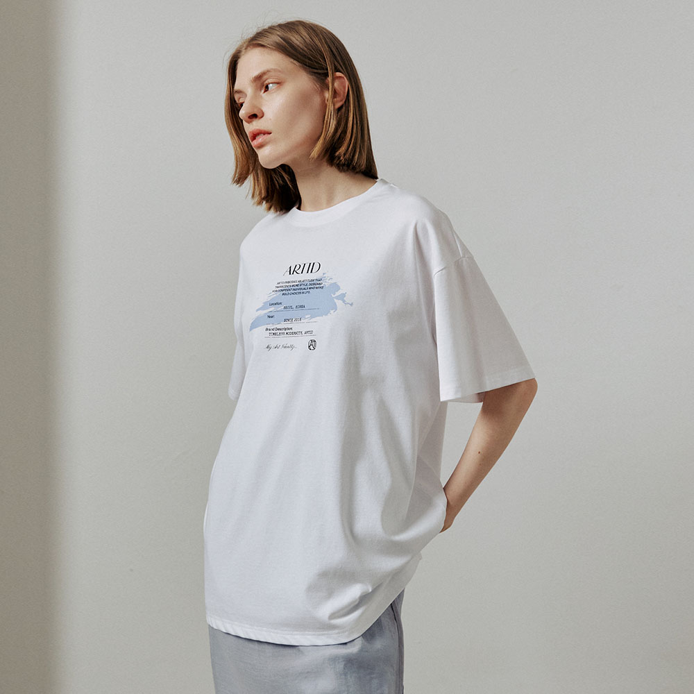 WAVE UNION★韓国 人気 Memento mori T-shirt navy 半袖Tシャツ Memento mori T-shirt navy - 감도 깊은 취향 셀렉트샵 29CM