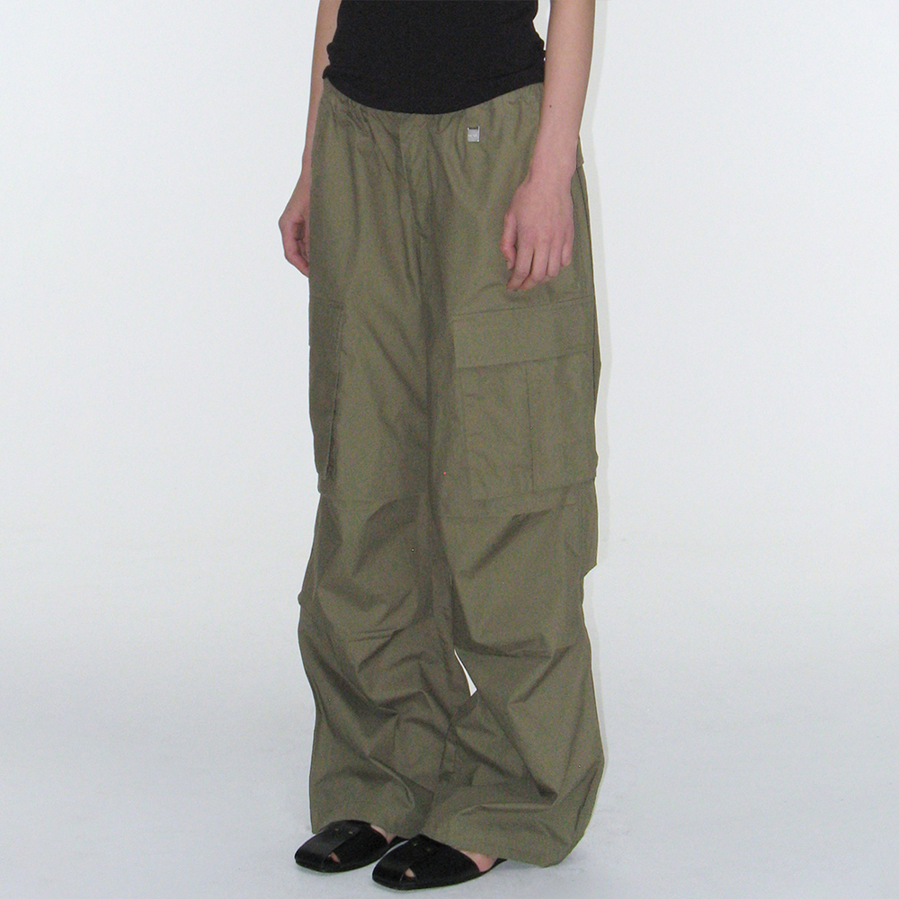 【SCULPTOR】Cuffed Hem Cargo Trousers D.Khaki MUSINSA | SCULPTOR Cuffed Hem Cargo Trousers D.Khaki