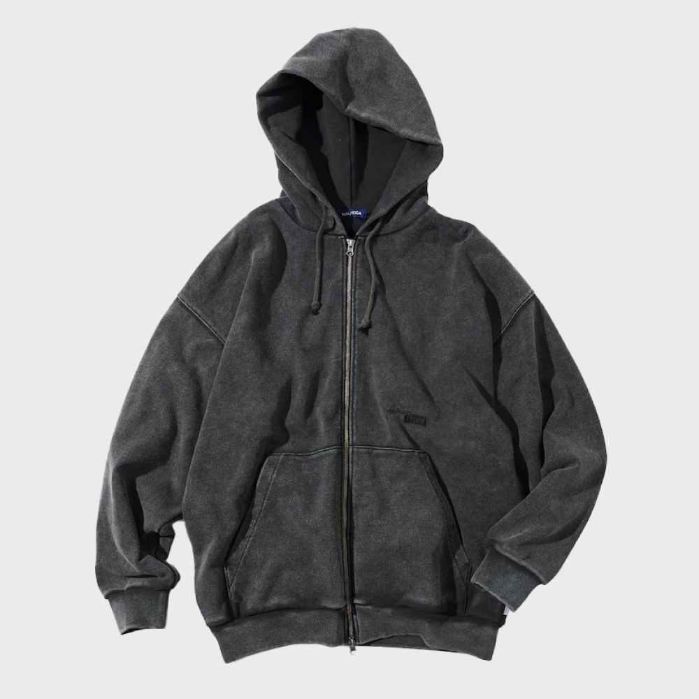 パーカー・フーディ AECA WHITE EVERYDAY AECA CLOVER ZIP UP HOODIEWASHED CHARCOAL MUSINSA | AECA WHITE EVERYDAY AECA CLOVER ZIP UP HOODIE