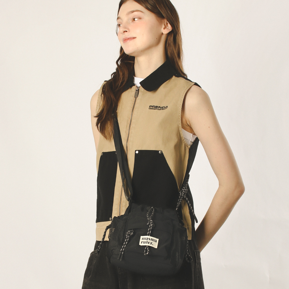 ★masmarulez★ Nylon rope mini cross bag_Black Nylon rope mini cross bag_Black - 감도 깊은 취향 셀렉트샵 29CM