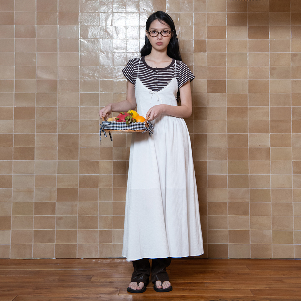 【LOULOUSEOUL】Sheer Puff Long Dress (Light Gray) Sheer Puff Long Dress (Light Gray) - 감도 깊은 취향 셀렉트샵