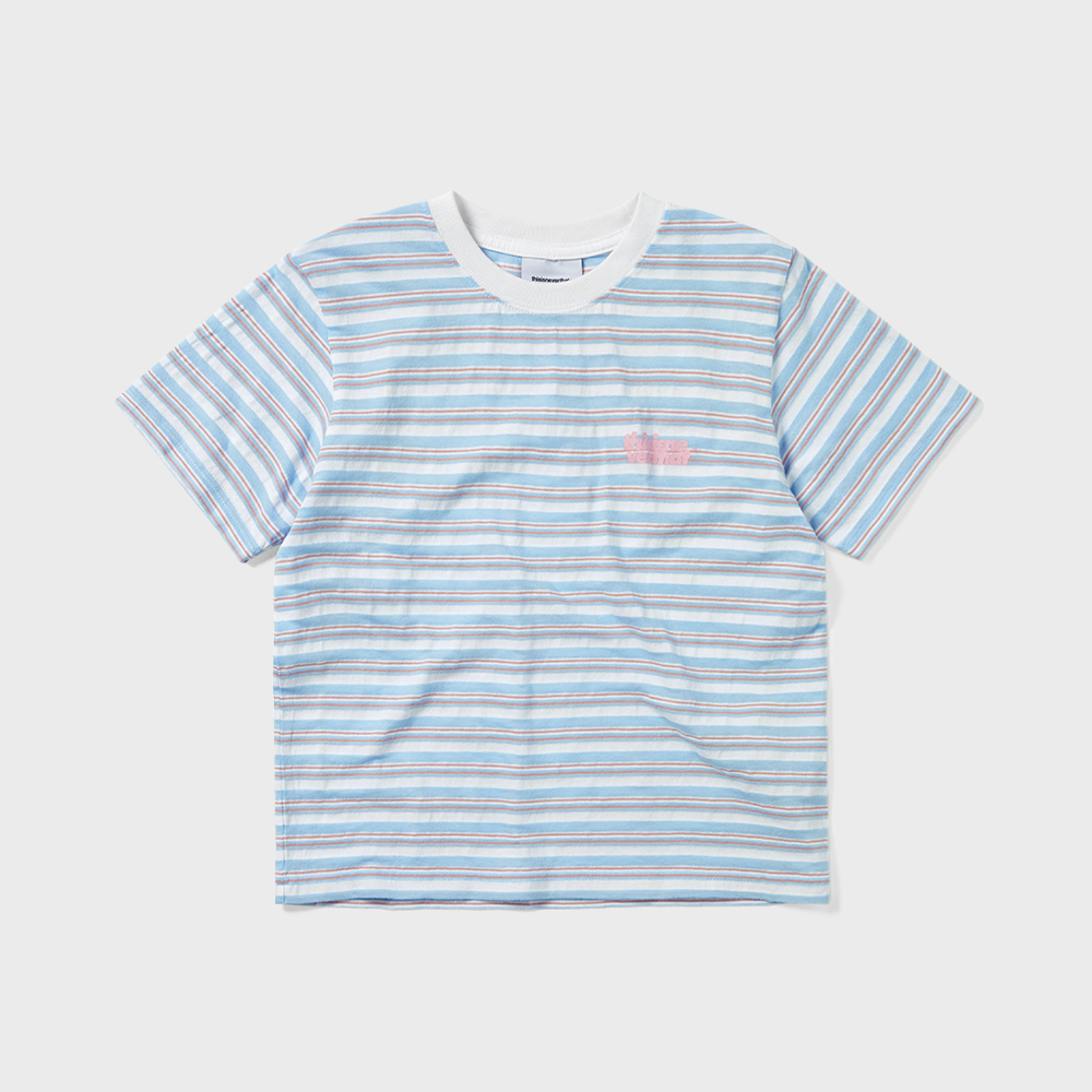 [AEAE]ATHLETE STRIPE HALF T-SHIRTS 【SKYBLUE】(スカイブル ATHLETE STRIPE HALF T-SHIRTS [SKYBLUE] – aeae JAPAN