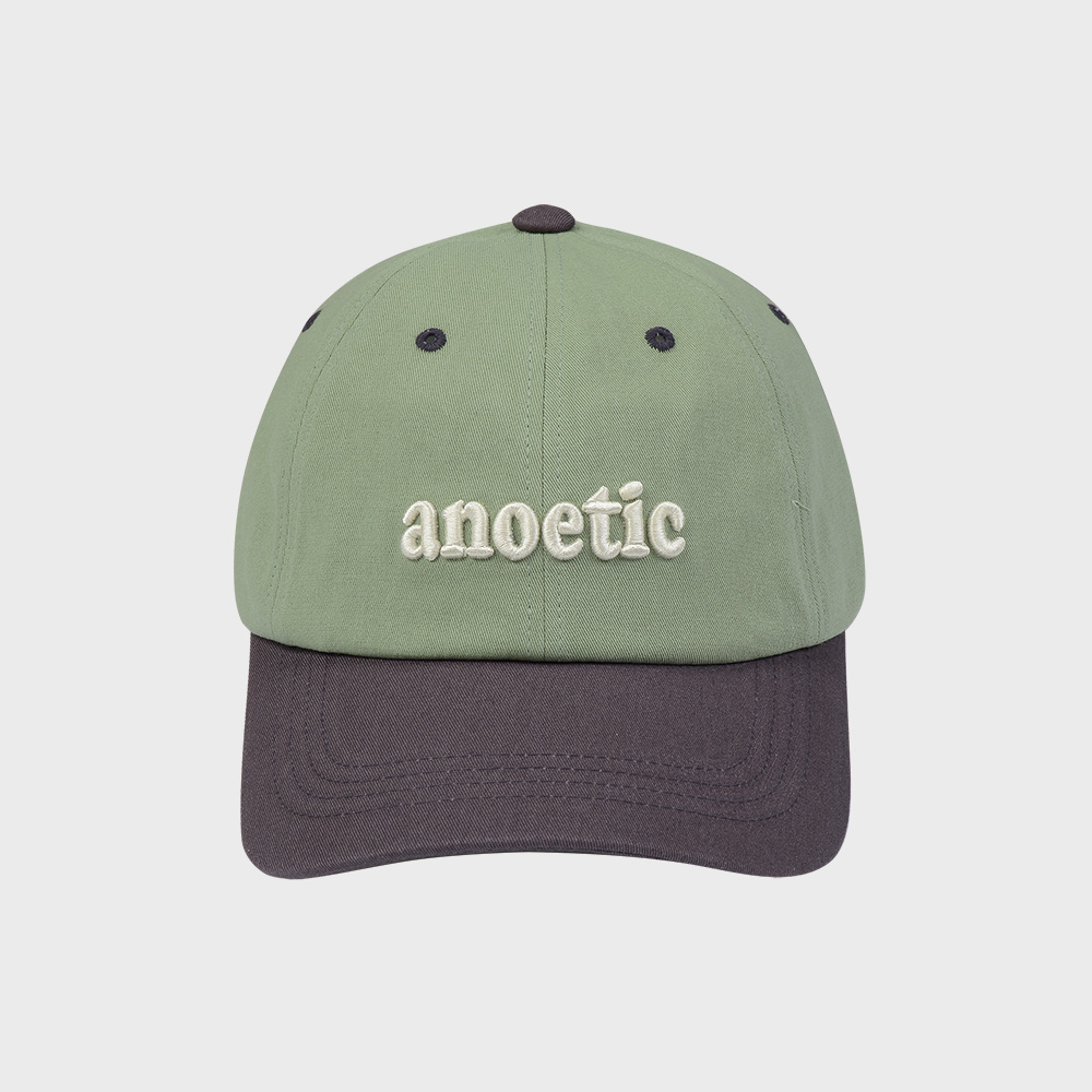 ●ANOETIC● NEW LOGO MIX CAP_GREY/GREEN NEW LOGO MIX CAP_GREY/GREEN - 감도 깊은 취향 셀렉트샵 29CM