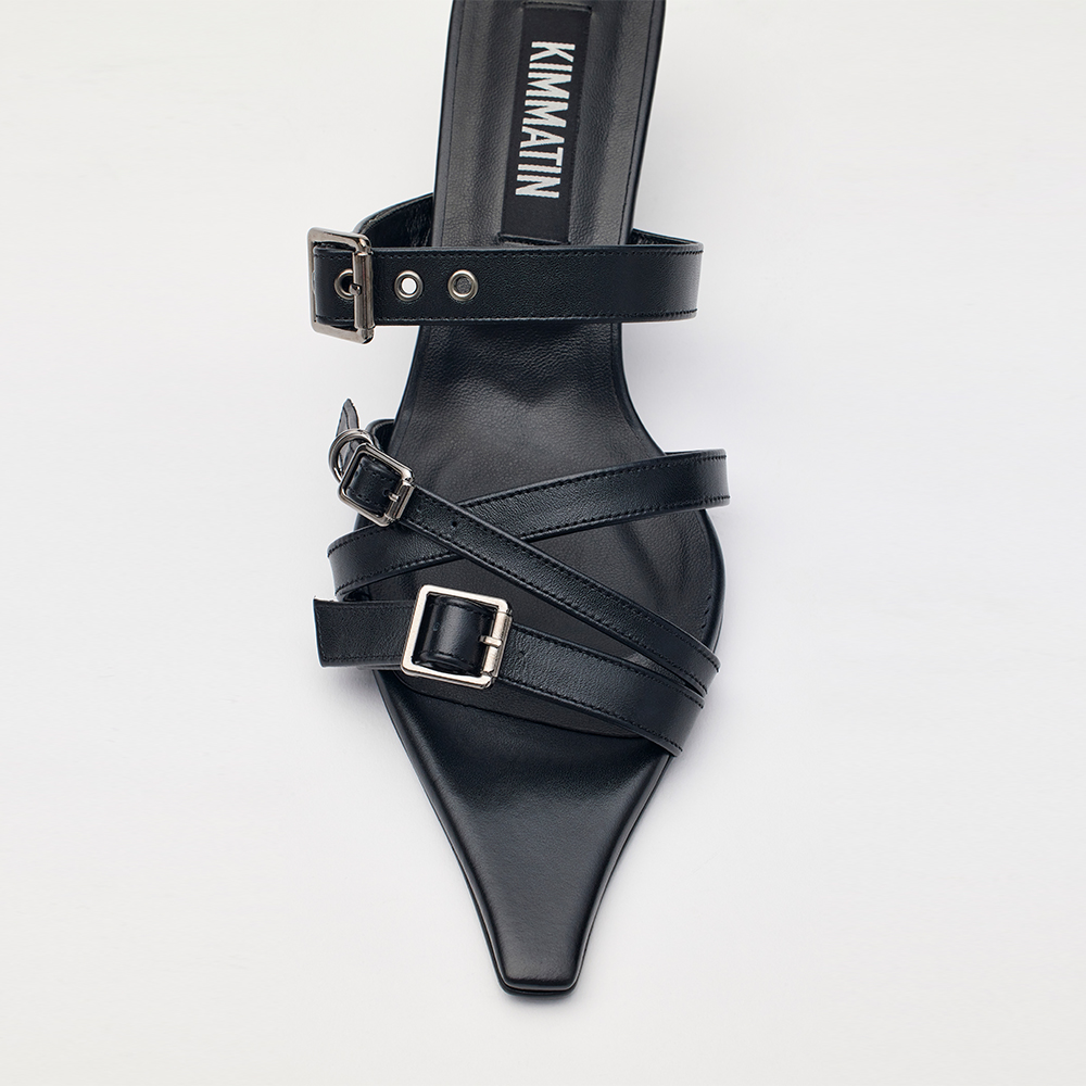 ● KIMMATIN ● BUCKLE STRAP SANDAL HEELS KIMMATIN] BUCKLE STRAP SANDAL HEELS (2 COLORS) - 감도 깊은