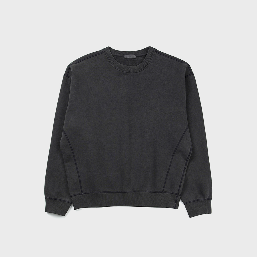 スウェット・トレーナー YESEYESEE Y.E.S Pigment Embroidery Sweatshirt Charcoal MUSINSA公式 | YESEYESEE C-Logo Sweatshirt Charcoal