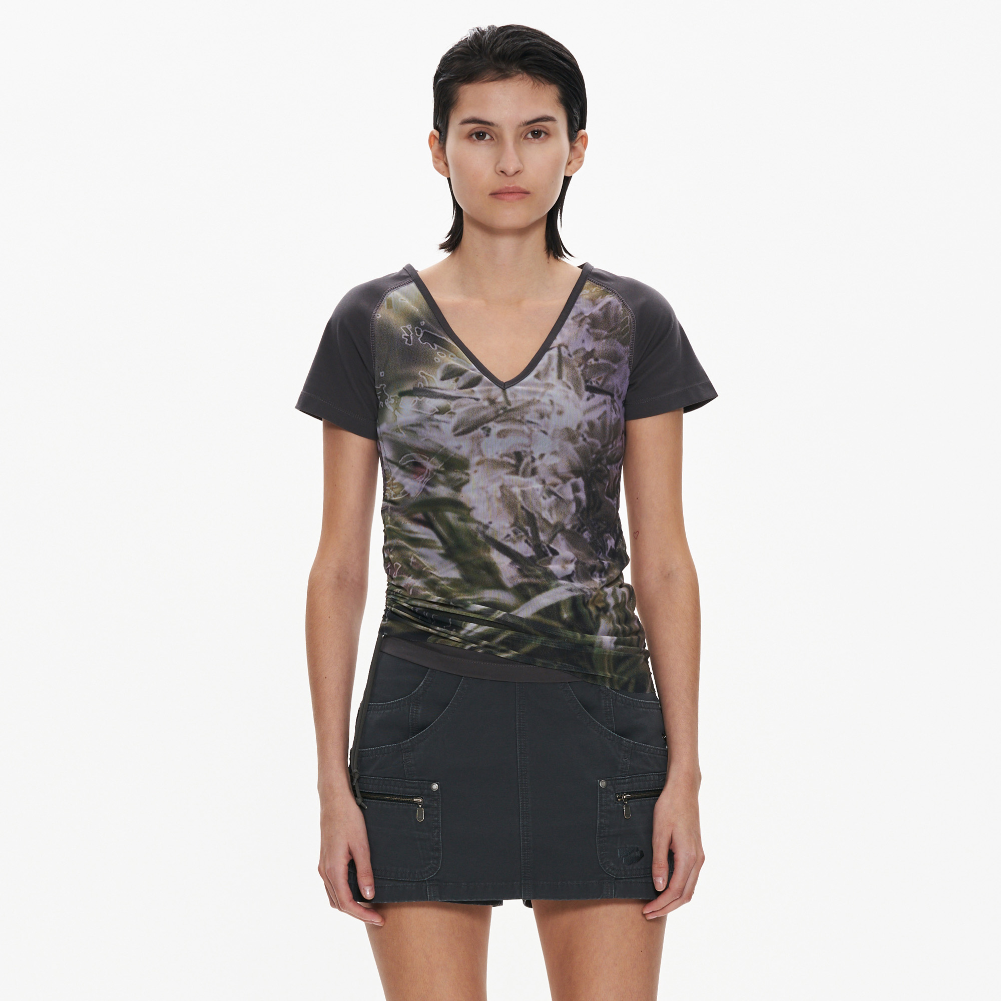 【WELLBEING EXPRESS】 WBE Ringer Half Sleeve / 追跡付 웰빙익스프레스(WELLBEING EXPRESS) WBE Ringer Half Sleeve