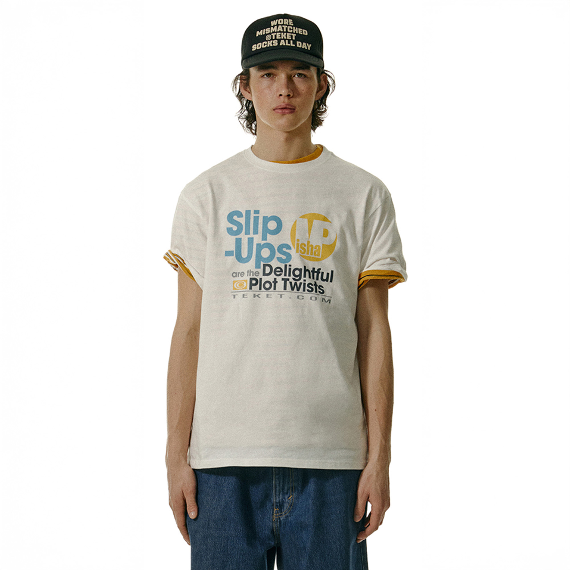 Tシャツ・カットソー [NICEGHOSTCLUB]3EYE DOLLS BIG BIG TEE_WHITE(NG2FMUT542A) 3EYE DOLLS BIG BIG TEE_WHITE(NG2FMUT542A) - 감도 깊은 취향