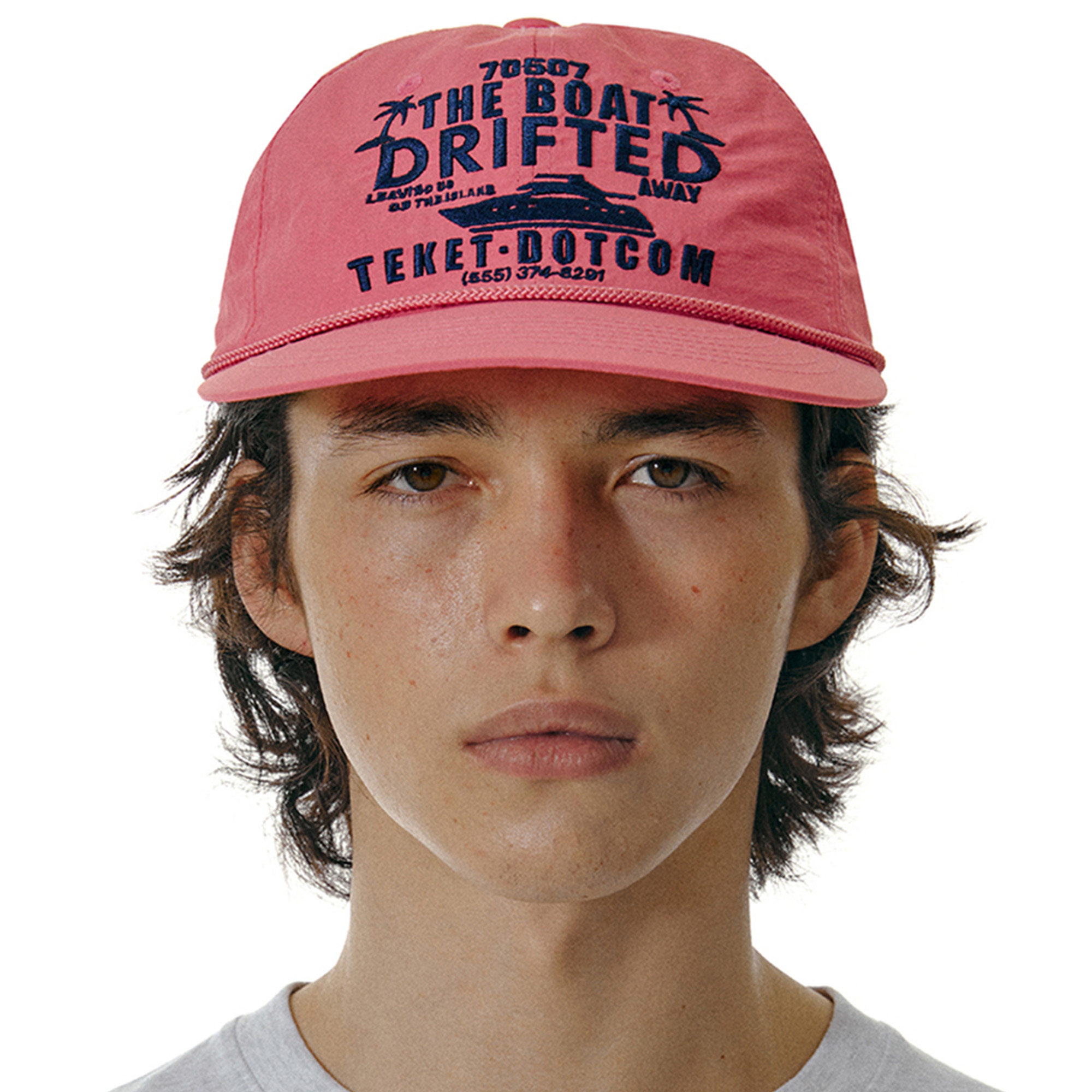 キャップ teket Mismatch Trucker Cap 5FT1743 Mismatch Trucker Cap Red - teket