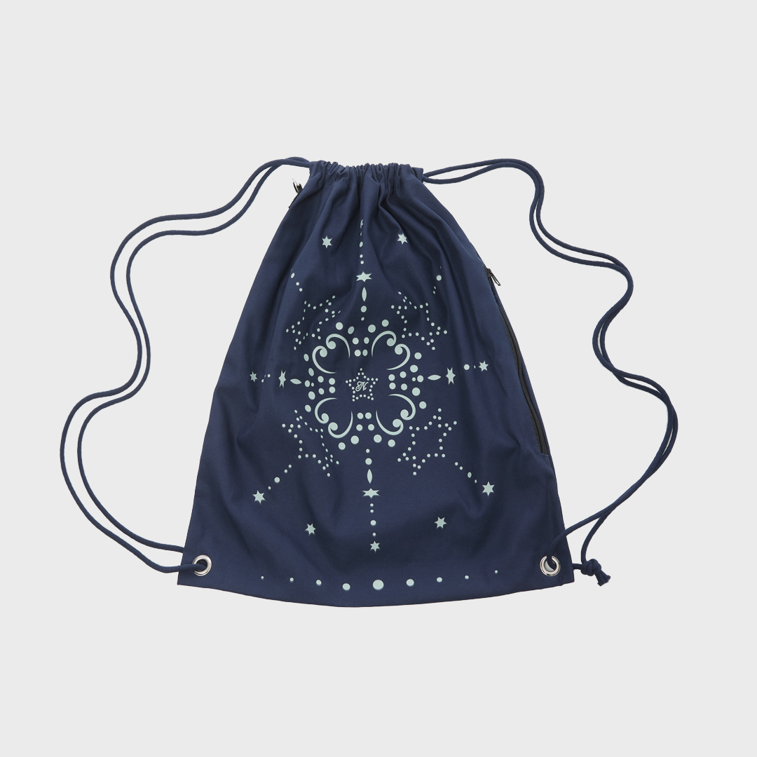 STAR POCKET GYM SACK / MELANGE GEY - 감도 깊은 취향 셀렉트샵