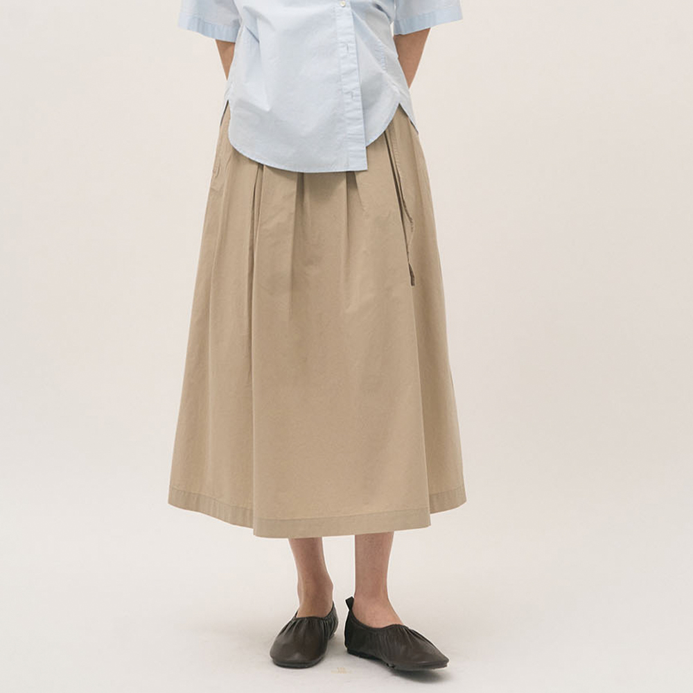 DEPOUND★韓国大人気 BUTTON FLARE SKIRT PIPING FLARE SKIRT | JapanDenim ENglish