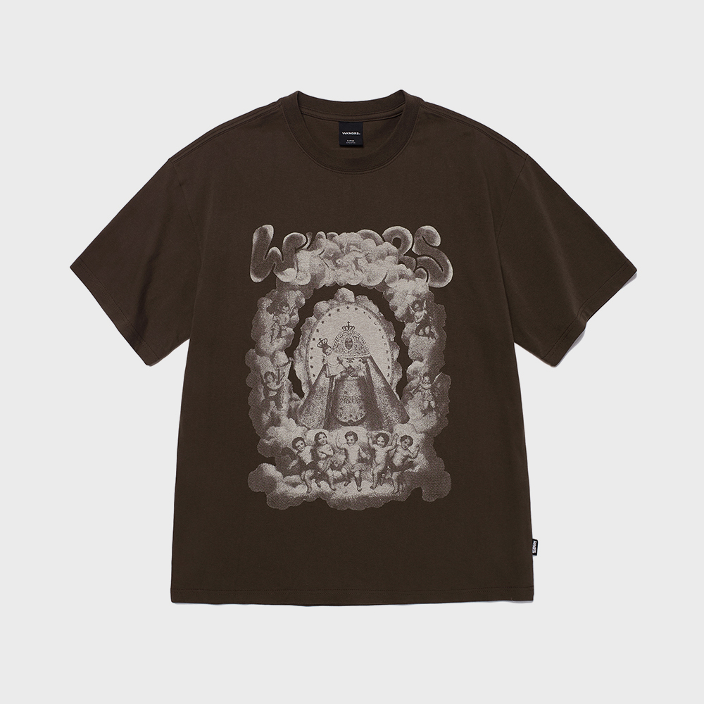 Tシャツ・カットソー NOT4NERD Burning Stake TShirts Brown J1TS013BBR Burning Stake T-Shirts - Brown - NOT4NERD