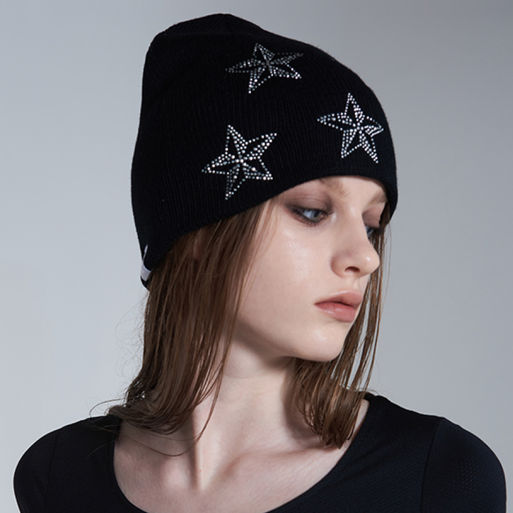 【SETUP-EXE】Star crystal cubic Beanie ★韓国人気★ 追跡付 SETUP-EXE☆韓国☆日本未入荷☆Star crystal cubic Beanie 4色