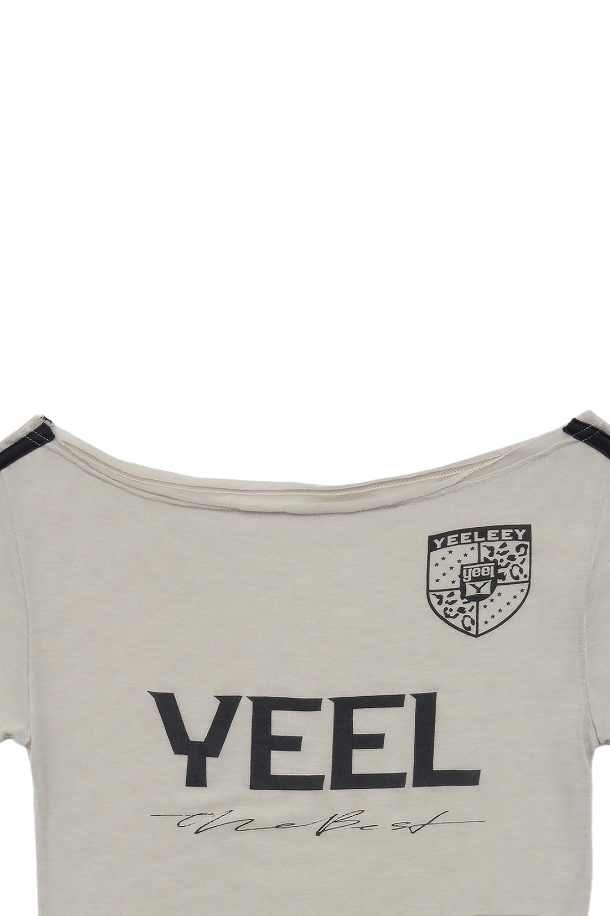 韓国商品/YEEL YEEL RACING ASYMMETRIC T-SHIRT YEEL RACING ASYMMETRIC T-SHIRT BLACK - 감도 깊은 취향 셀렉트