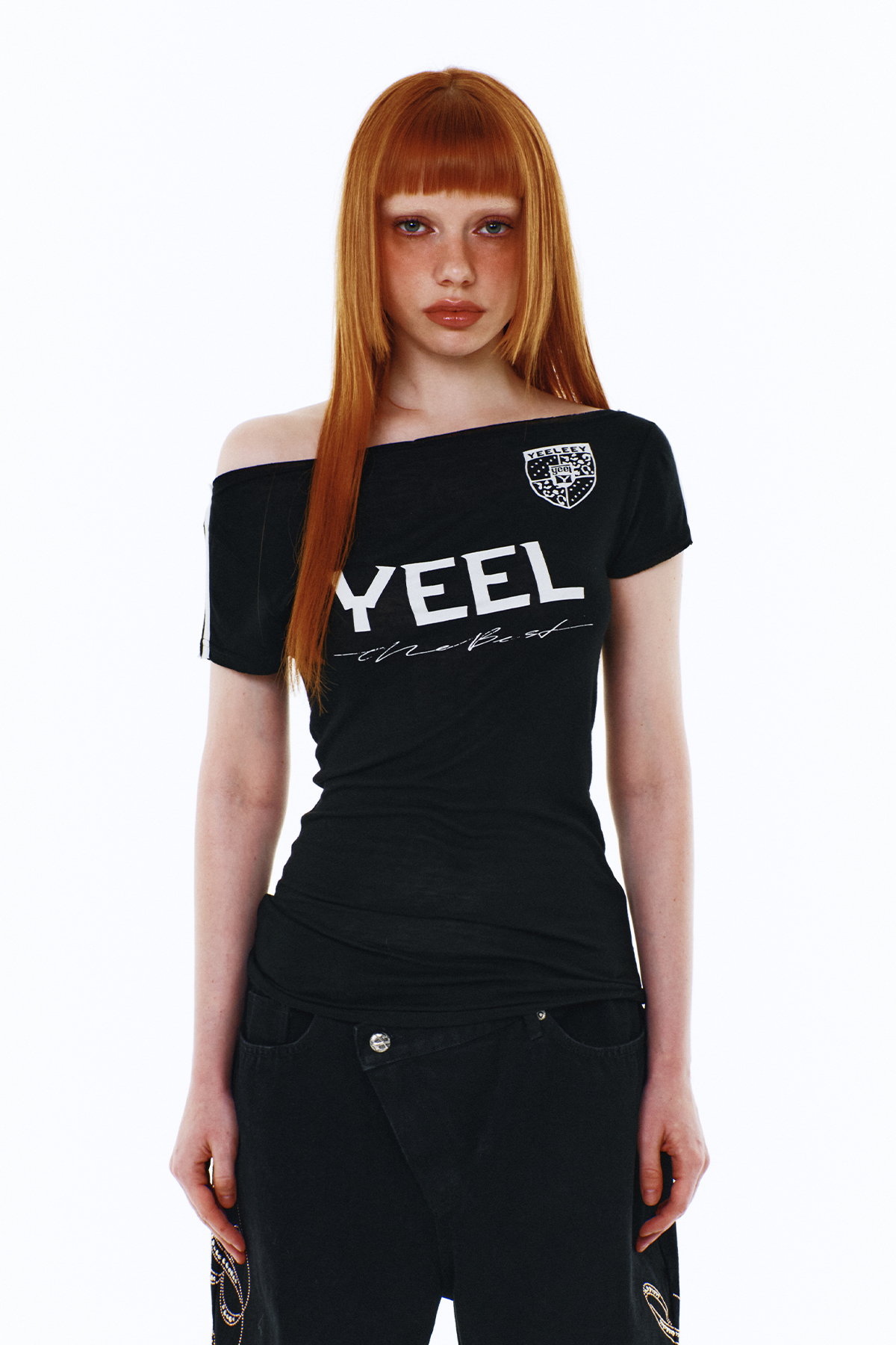 YEEL RACING ASYMMETRIC Tシャツ YEEL] YEEL RACING ASYMMETRIC T-SHIRT ☆大人気☆