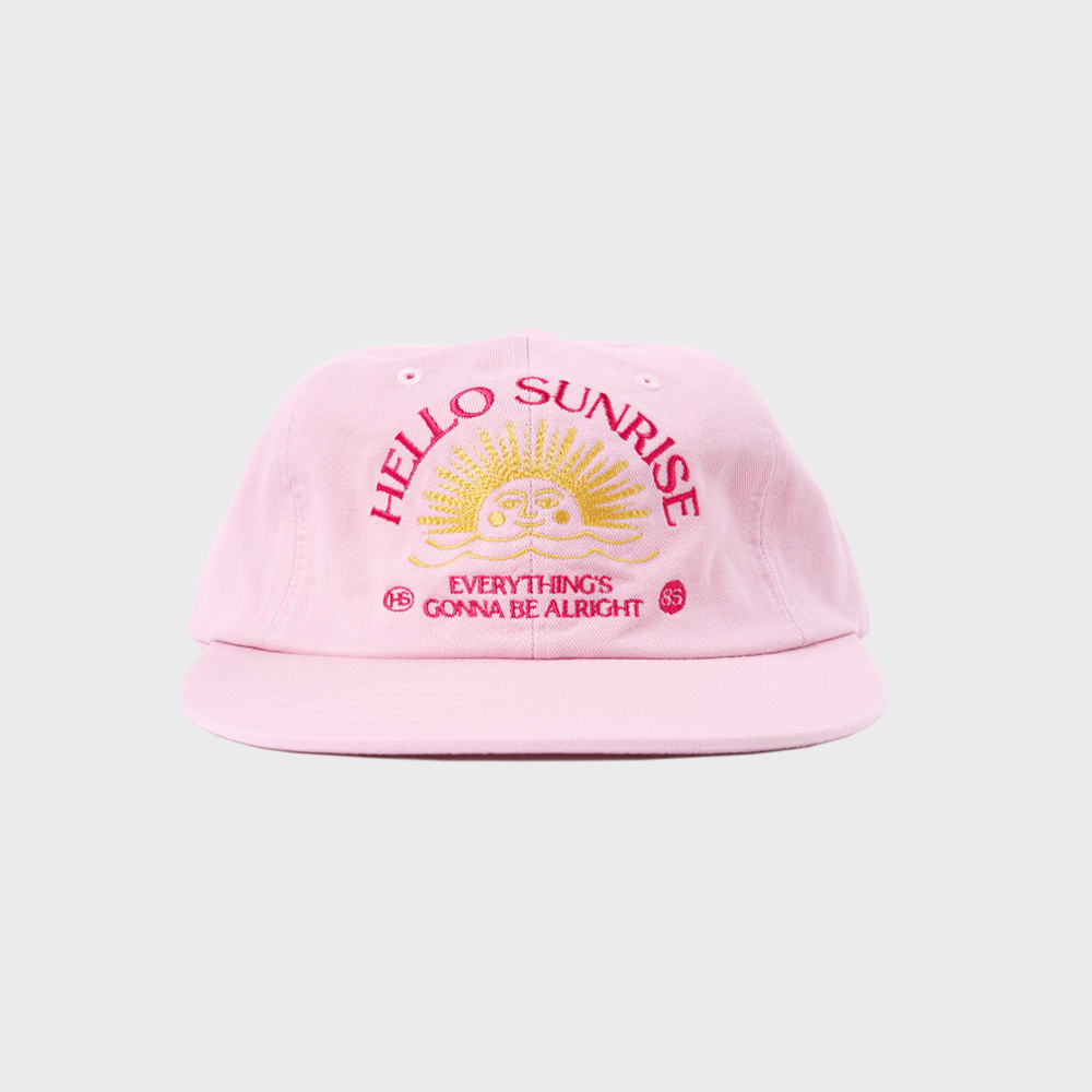 HELLO■90s Logo 6Panel Cap_Pink■送料込 헬로 선라이즈(HELLO SUNRISE) 90s Logo 6Panel Cap_Pink