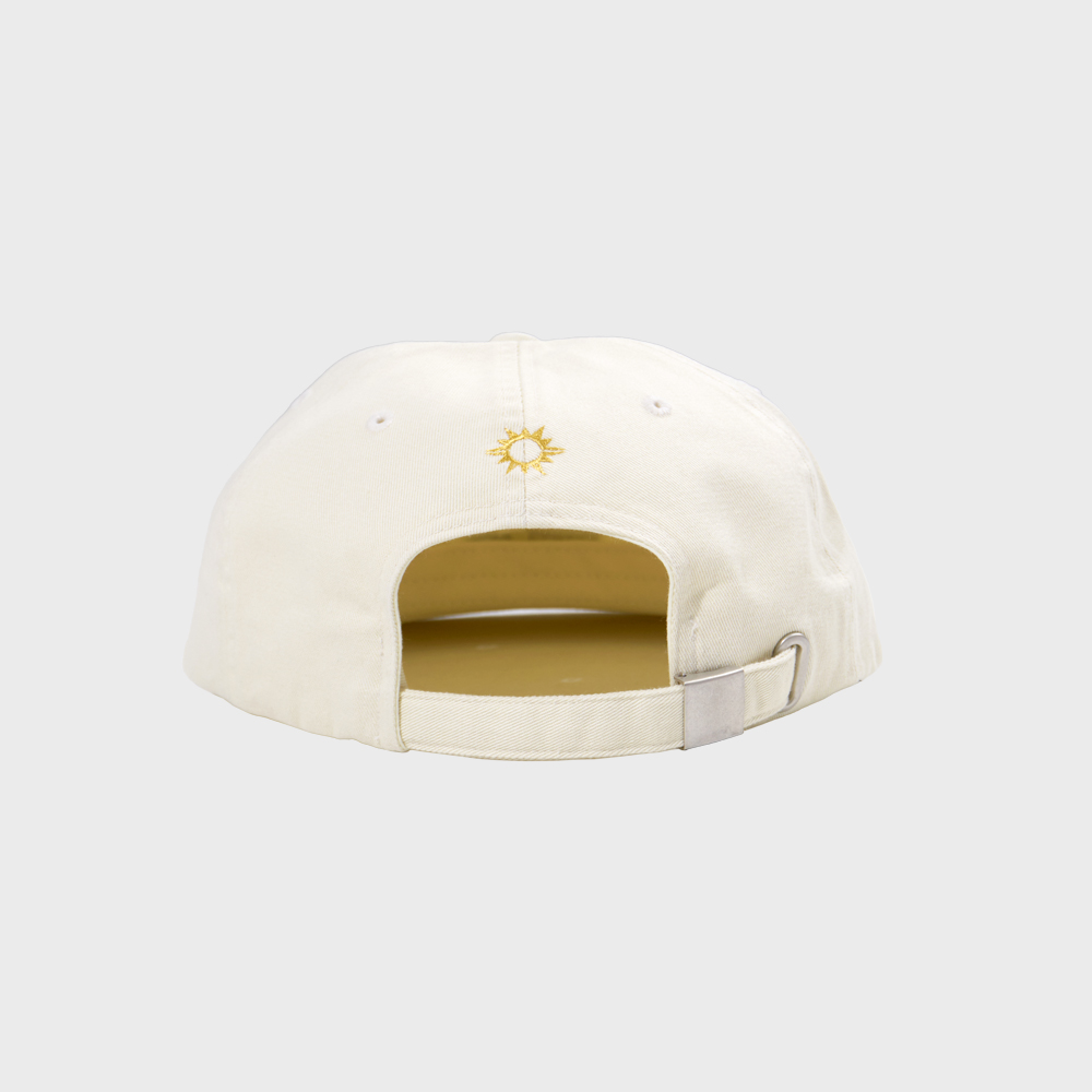 Washed Two Tone Arch Logo 6panel Cap_Ivory - 감도 깊은 취향