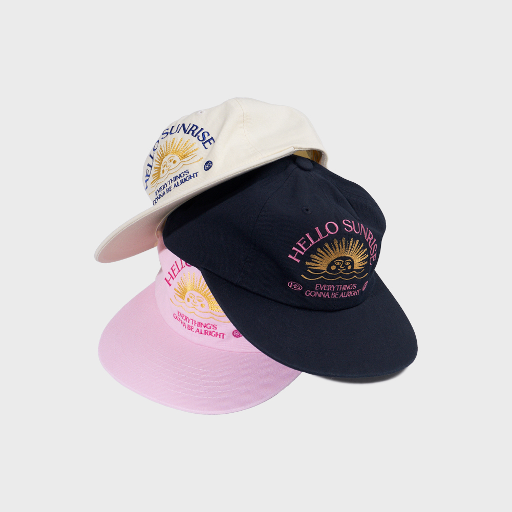 Washed Two Tone Arch Logo 6panel Cap_Ivory - 감도 깊은 취향