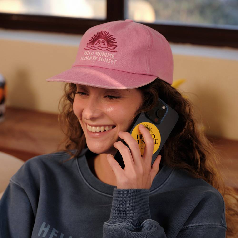 90s Logo 6Panel Cap_Pink - 감도 깊은 취향 셀렉트샵 29CM