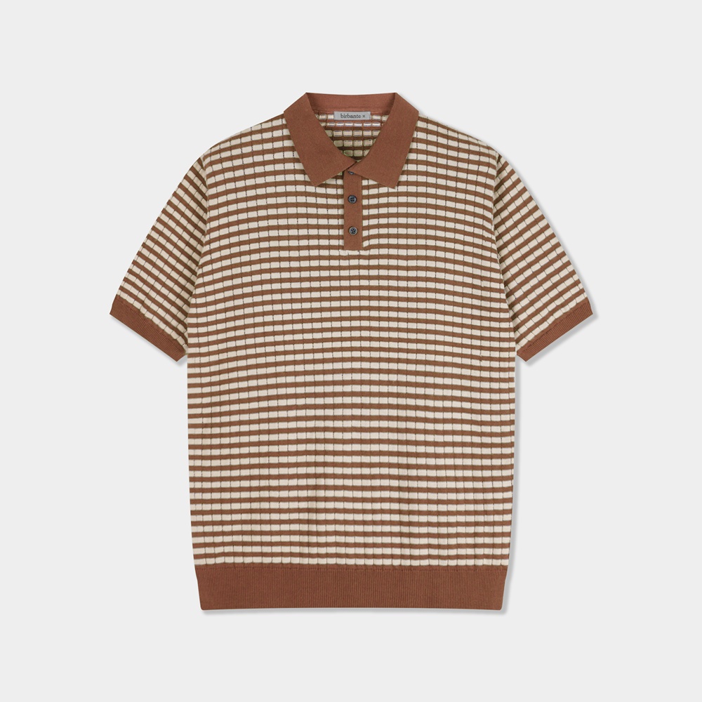Striped Knit Polo Ivory - 감도 깊은 취향 셀렉트샵 29CM