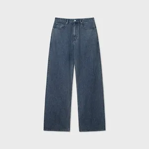 EMBROIDERY WRAP JEANS apa782m(WASHED BLUE) - 감도 깊은 취향