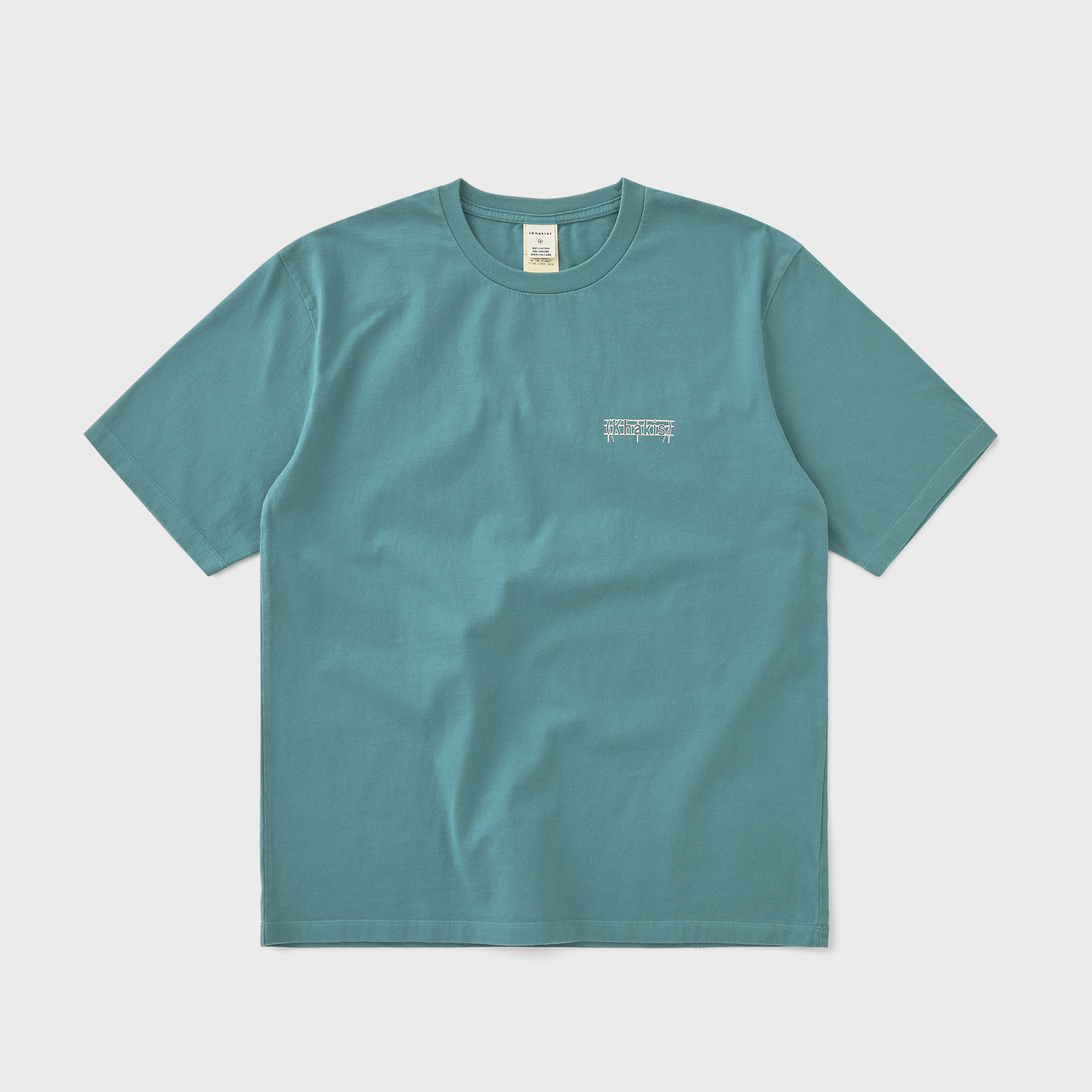 GHOST GLITTER LOGO TEE_GREEN(NG2FMUT528A) - 감도 깊은 취향
