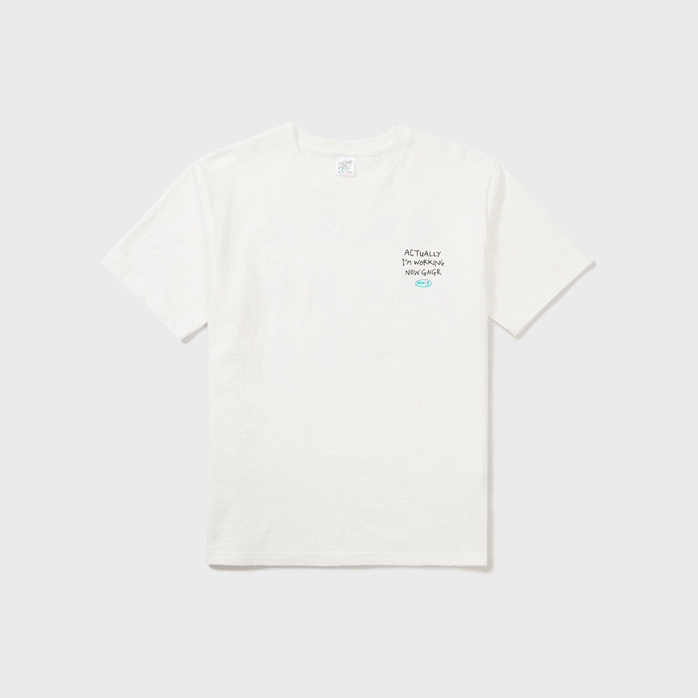 Mmlg GNGR] HARD WORKER HF-T (WHITE) - 감도 깊은 취향 셀렉트