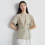 LAYERED STRAP BLOUSE - KHAKI