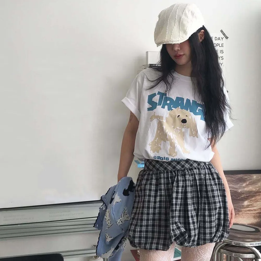 STRANGE PUPPY TEE WHITE(MG2FMMT506A)