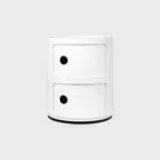 카르텔 Componibili 2round 수납장(화이트)