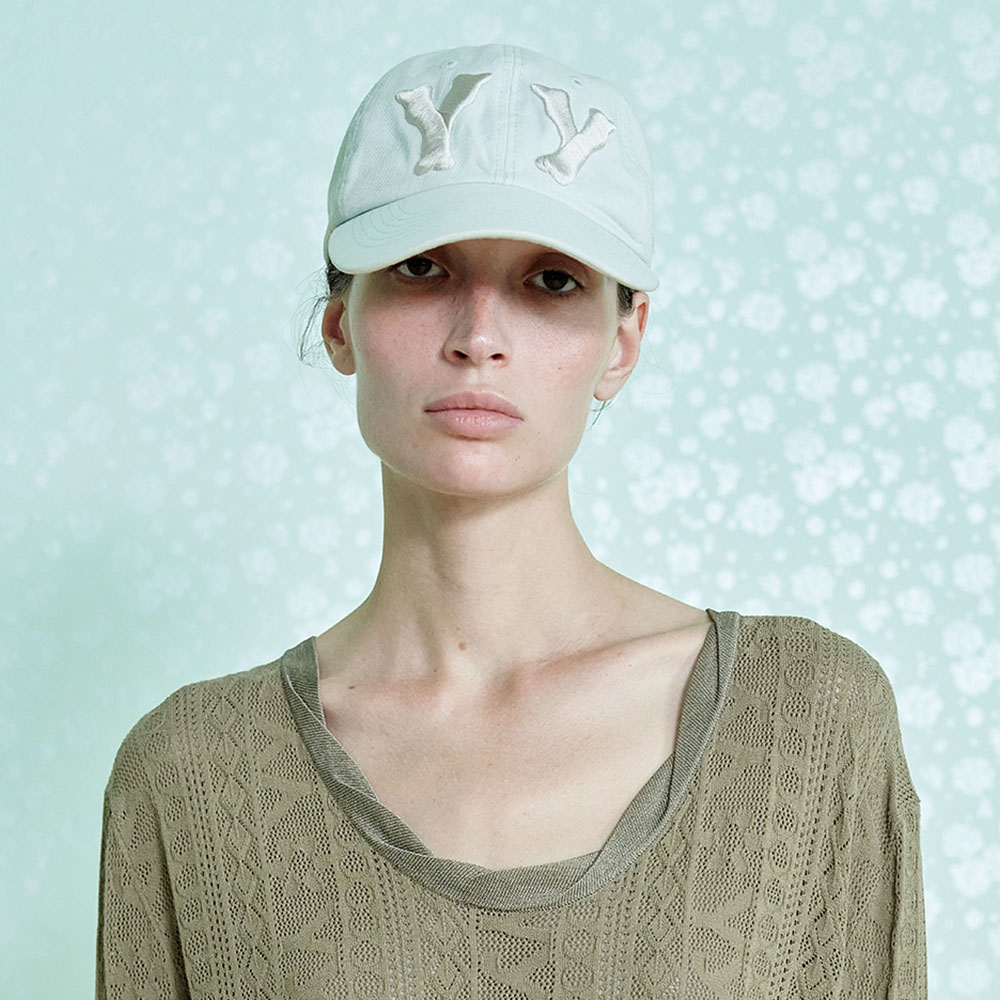 YY HEART BONE BALL CAP (MINTY WHITE) - 감도 깊은 취향 셀렉트