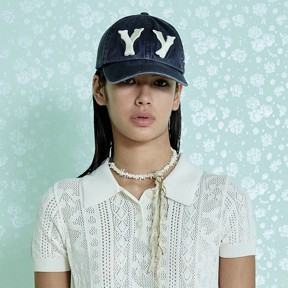YY HEART BONE BALL CAP (NAVY) - 감도 깊은 취향 셀렉트샵 29CM