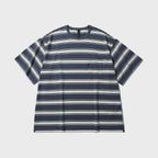 [SS25] ONE POCKET H/S TEE / BLUE STRIPE