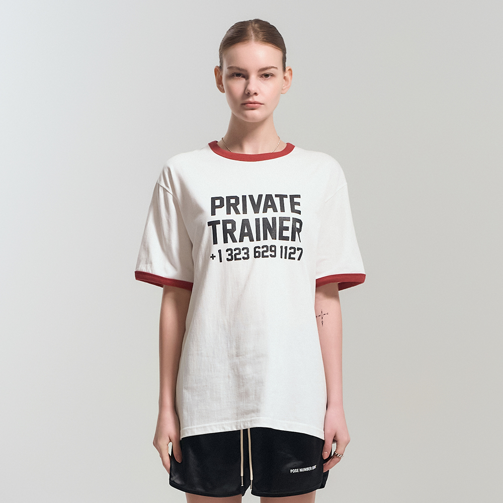 P.T RINGER TEE (WHITE/SMOKE BLUE) - 감도 깊은 취향 셀렉트샵 29CM