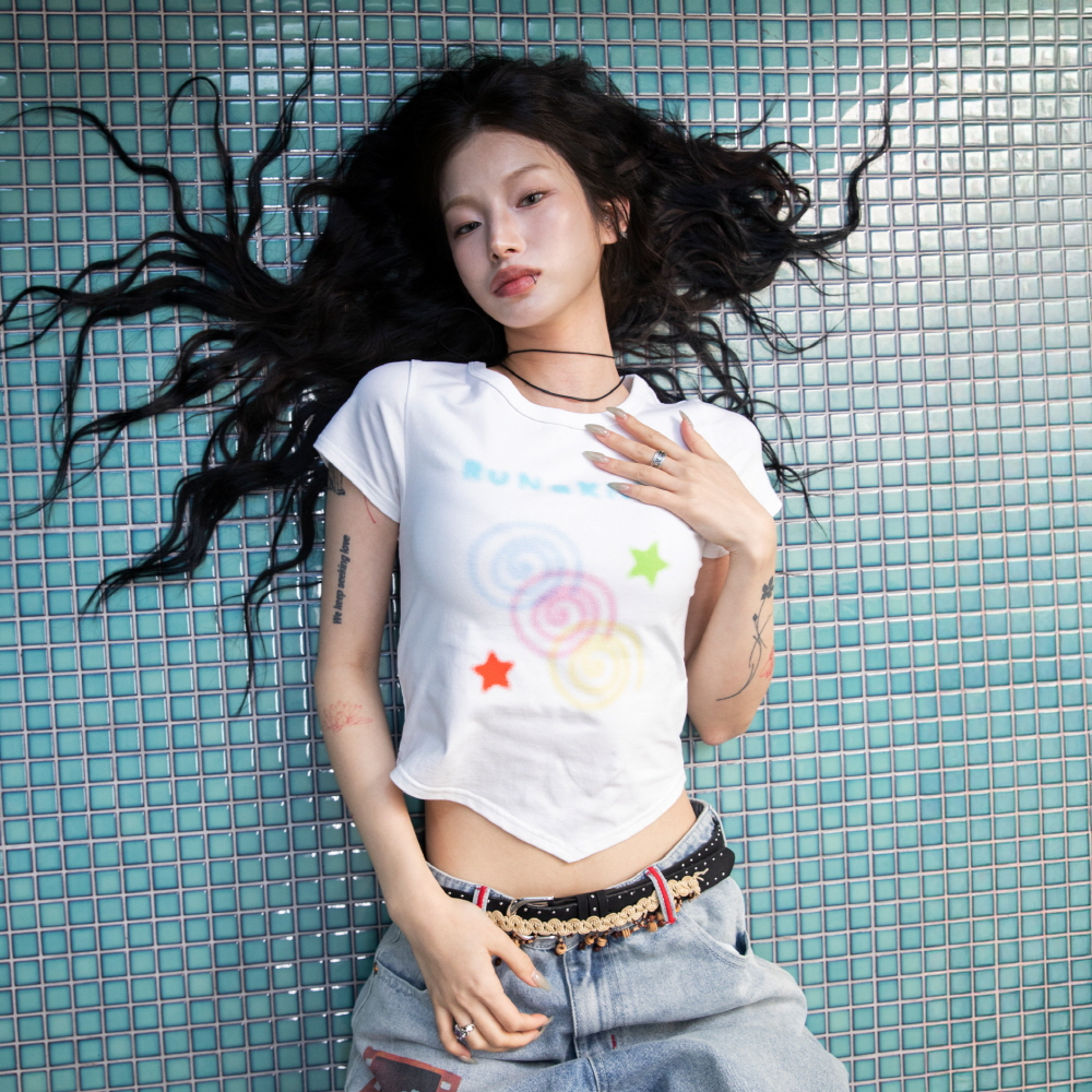BAYWATCH CROP TEE (WHITE) F25QB103 - 감도 깊은 취향 셀렉트샵