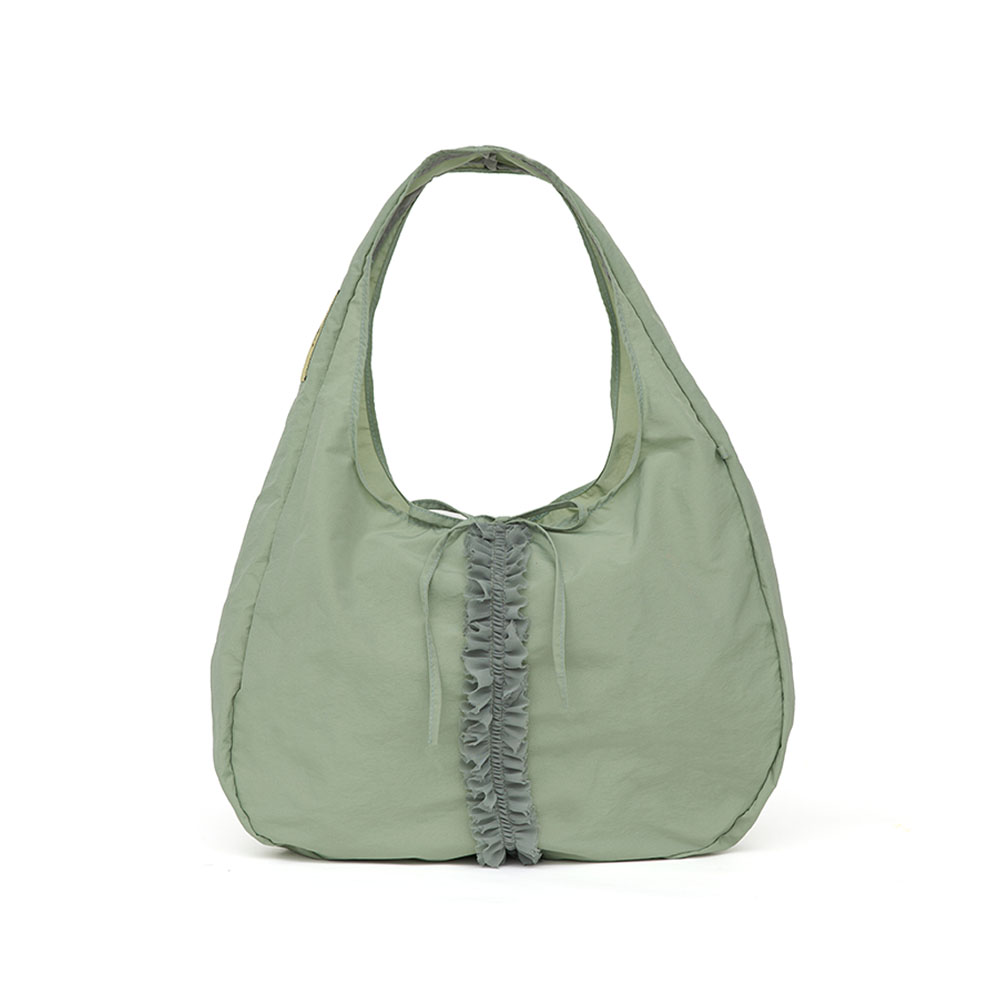 [韓国29CM限定] 大人の可愛さを叶える frill hobo bag (basil) frill hobo bag (basil) - 감도 깊은 취향 셀렉트샵 29CM