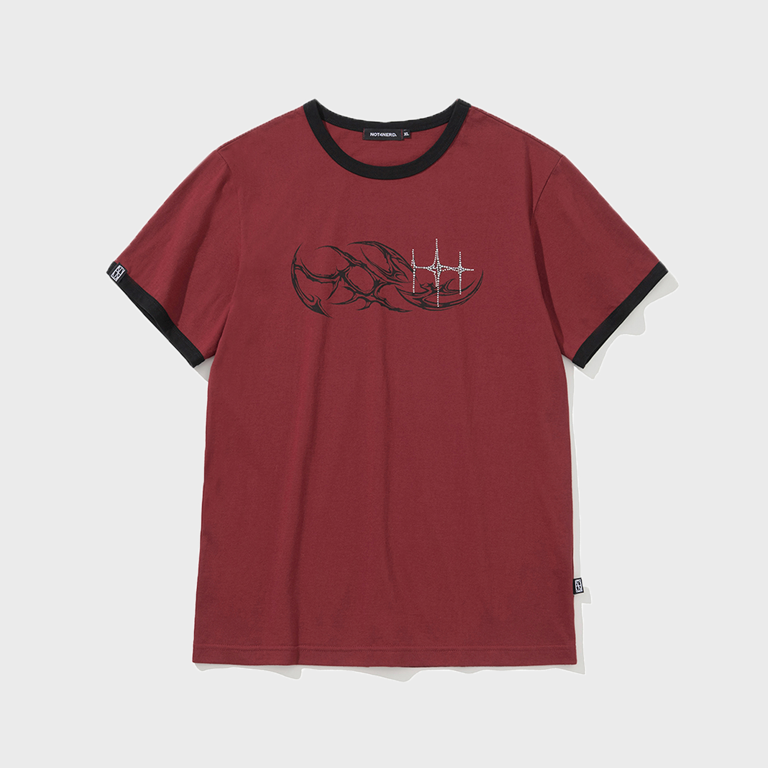 GHOST GLITTER LOGO TEE_GREEN(NG2FMUT528A) - 감도 깊은 취향