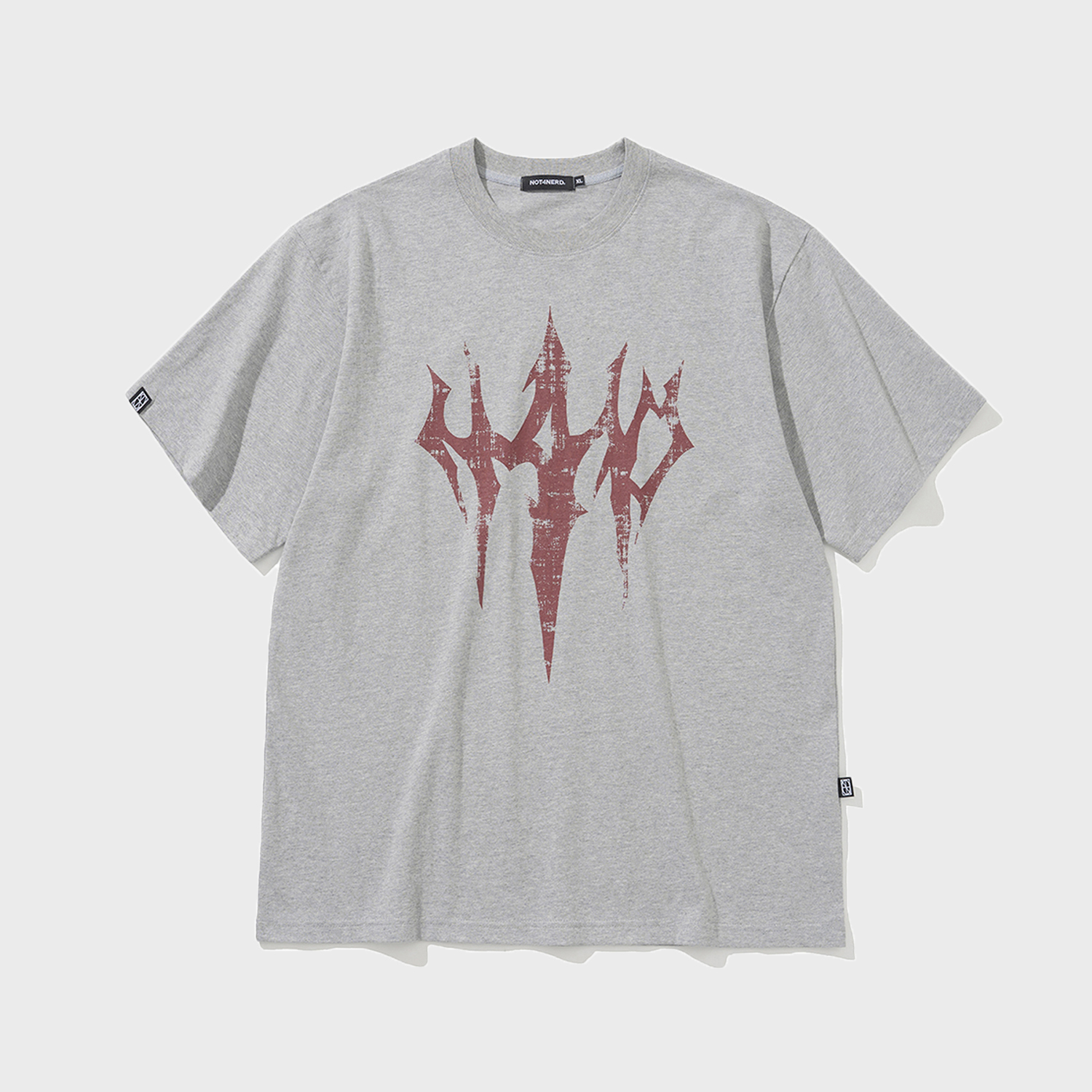 Tシャツ・カットソー [NOT4NERD] Dagger Tribal 3 Star Regular Fit Ringer T-Shirts Dagger Tribal 3 Star Regular Fit Ringer T-Shirts - Red