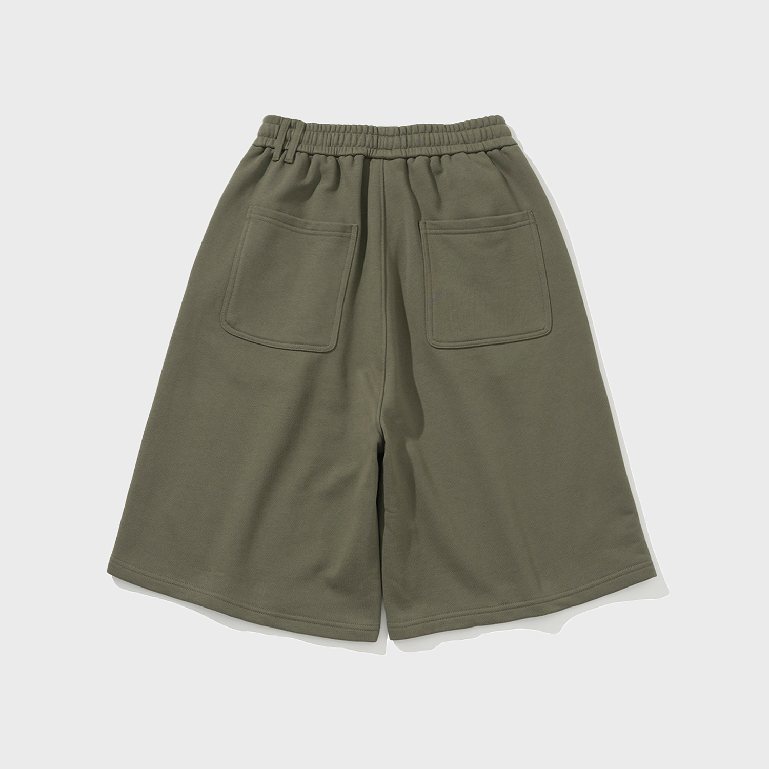 [NOT4NERD] Dagger Tribal Logo Bermuda Sweat Shorts /追跡付 Dagger Tribal Logo Bermuda Sweat Shorts - Khaki - 감도 깊은