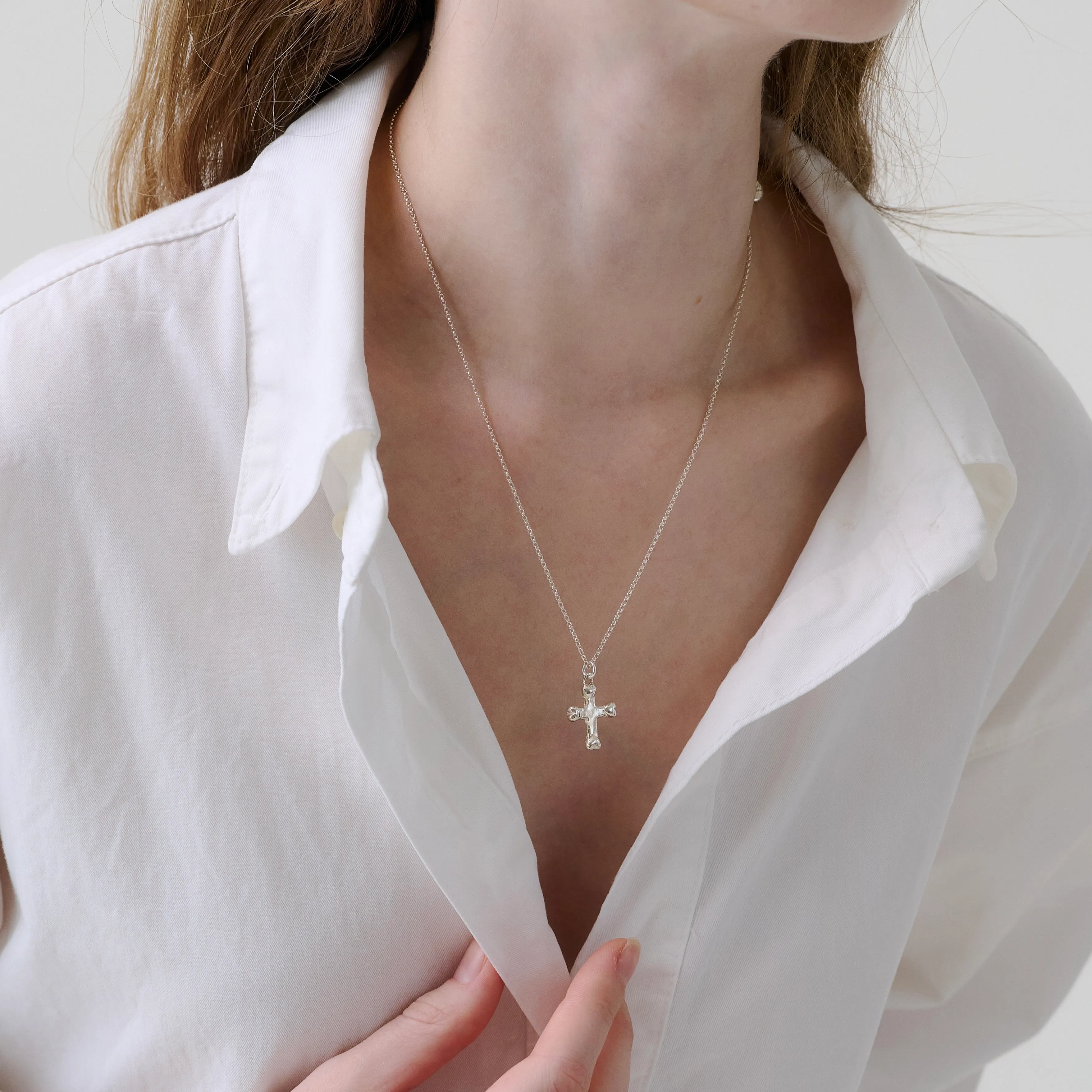 ★SENTIMENTS★ NO.475 [BLACK] KNOT CROSS LEATHER NECKLACE NO.475 [BLACK] KNOT CROSS LEATHER NECKLACE - 감도 깊은 취향